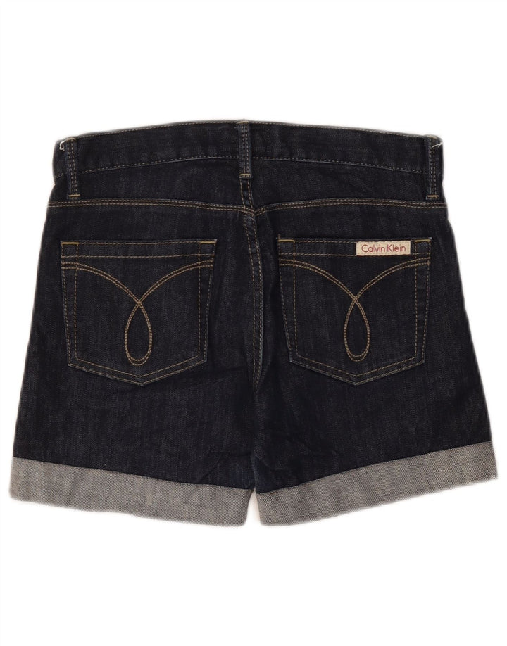 Женские джинсовые шорты Calvin Klein W28, средние, темно-синие