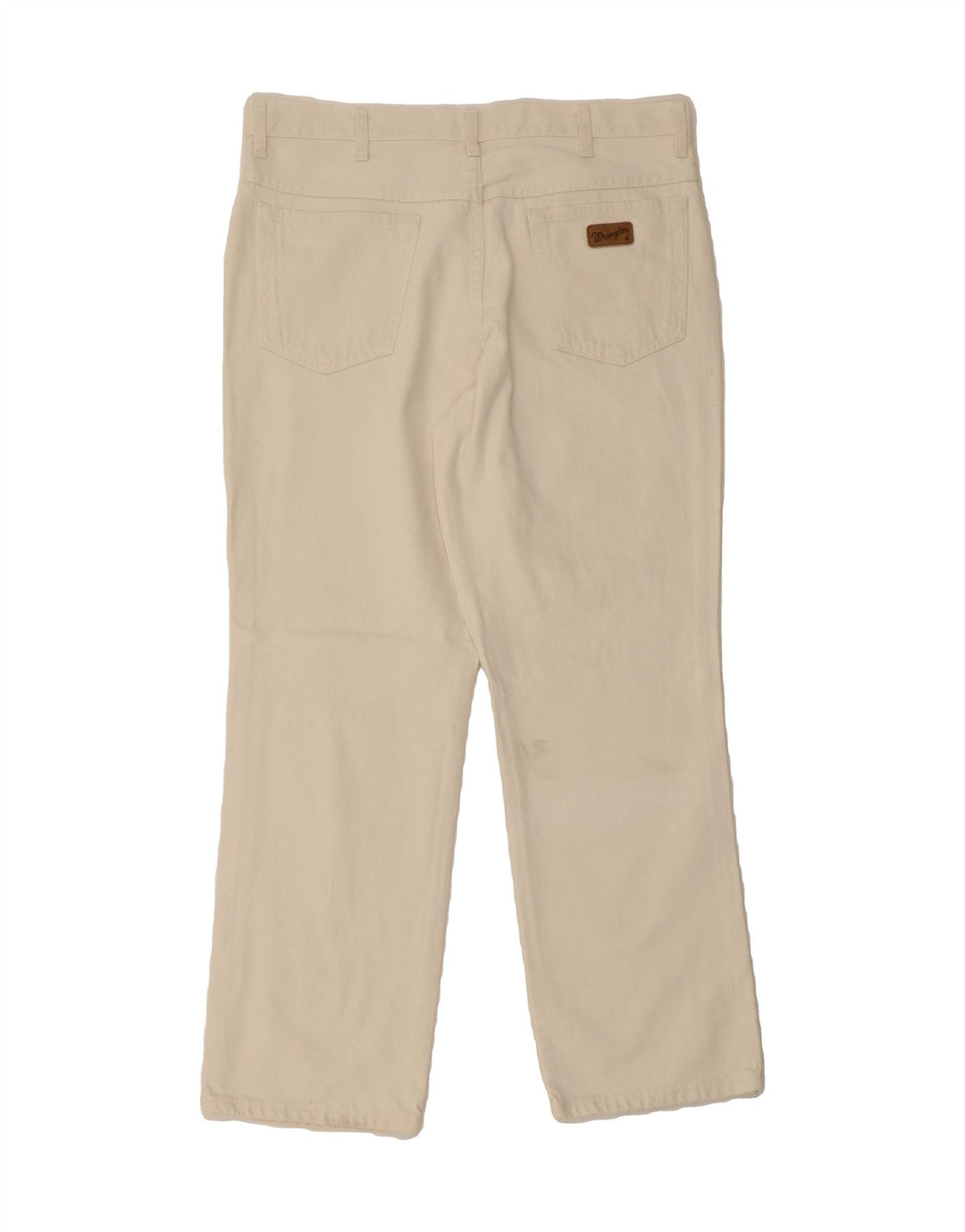 WRANGLER Mens Straight Jeans W29 L30 White Cotton Vintage Wrangler and Second-Hand Wrangler from Messina Hembry 
