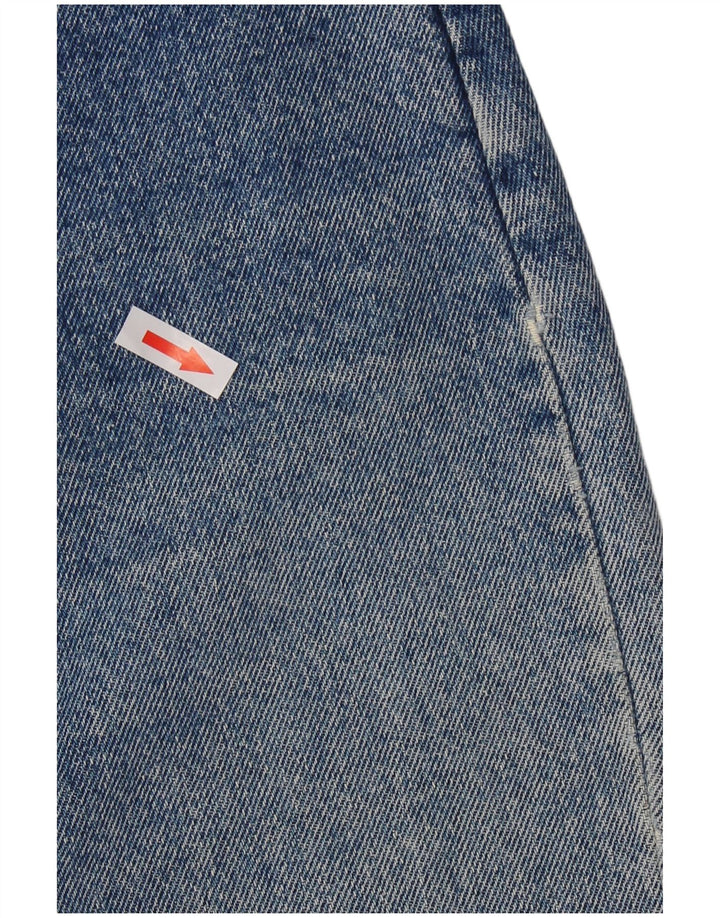 Женская джинсовая юбка LEVI'S W26, маленькая синяя, хлопок
