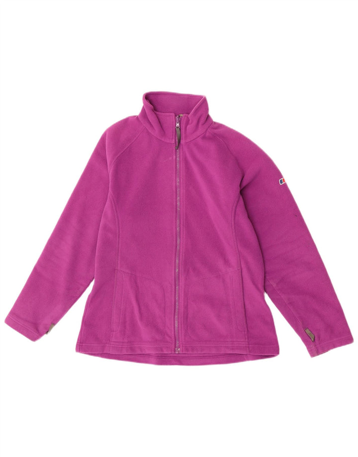 Женская флисовая куртка Berghaus UK 12, средний фиолетовый полиэстер