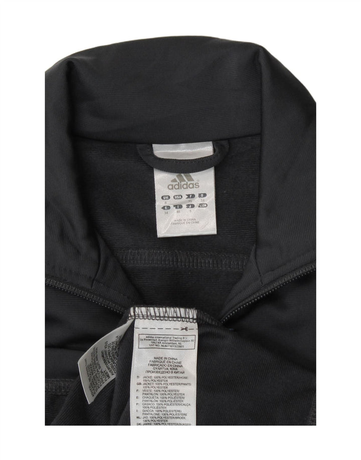 Женский спортивный костюм Adidas Regular Fit Top Jacket UK 8, маленький серый полиэстер