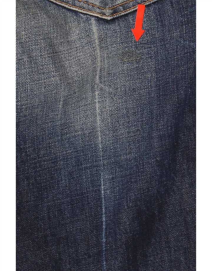 DSQUARED2 Mens Straight Jeans IT 46 Small W28 L27 Navy Blue Cotton Vintage Dsquared2 and Second-Hand Dsquared2 from Messina Hembry 