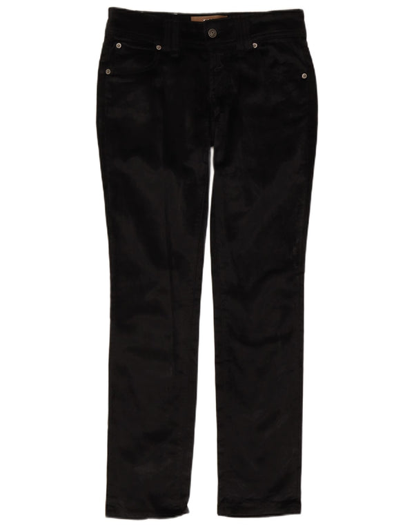 Женские бархатные повседневные брюки Galliano W27 L30, черные, хлопковые