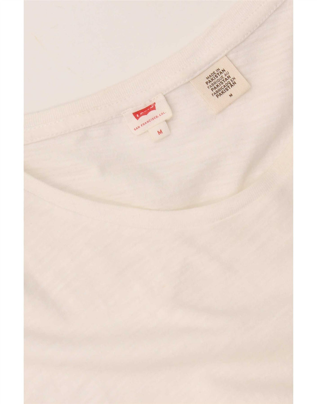 Женская футболка Levi's Top UK 14, средняя, белая в крапинку