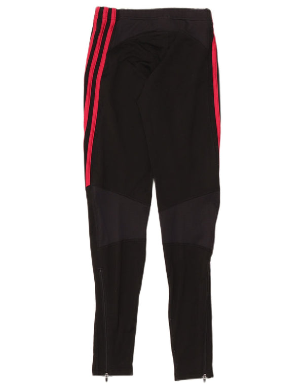 Женские леггинсы Adidas UK 10, маленькие черные из полиэстера