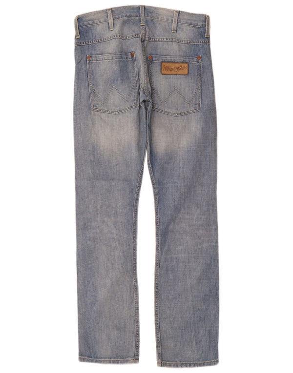 Мужские прямые джинсы Wrangler Spencer W32 L34, синий хлопок