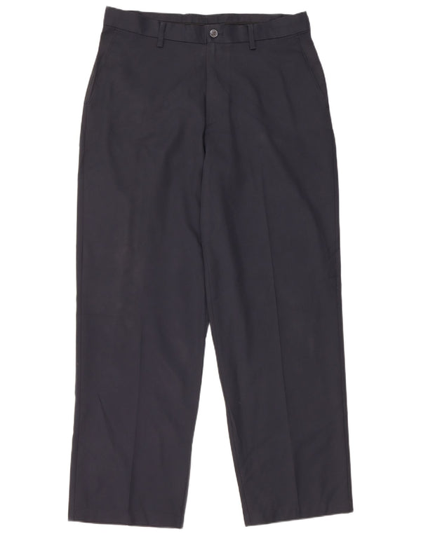 IZOD Мужские прямые брюки-чинос для гольфа W34 L32 Темно-синий полиэстер