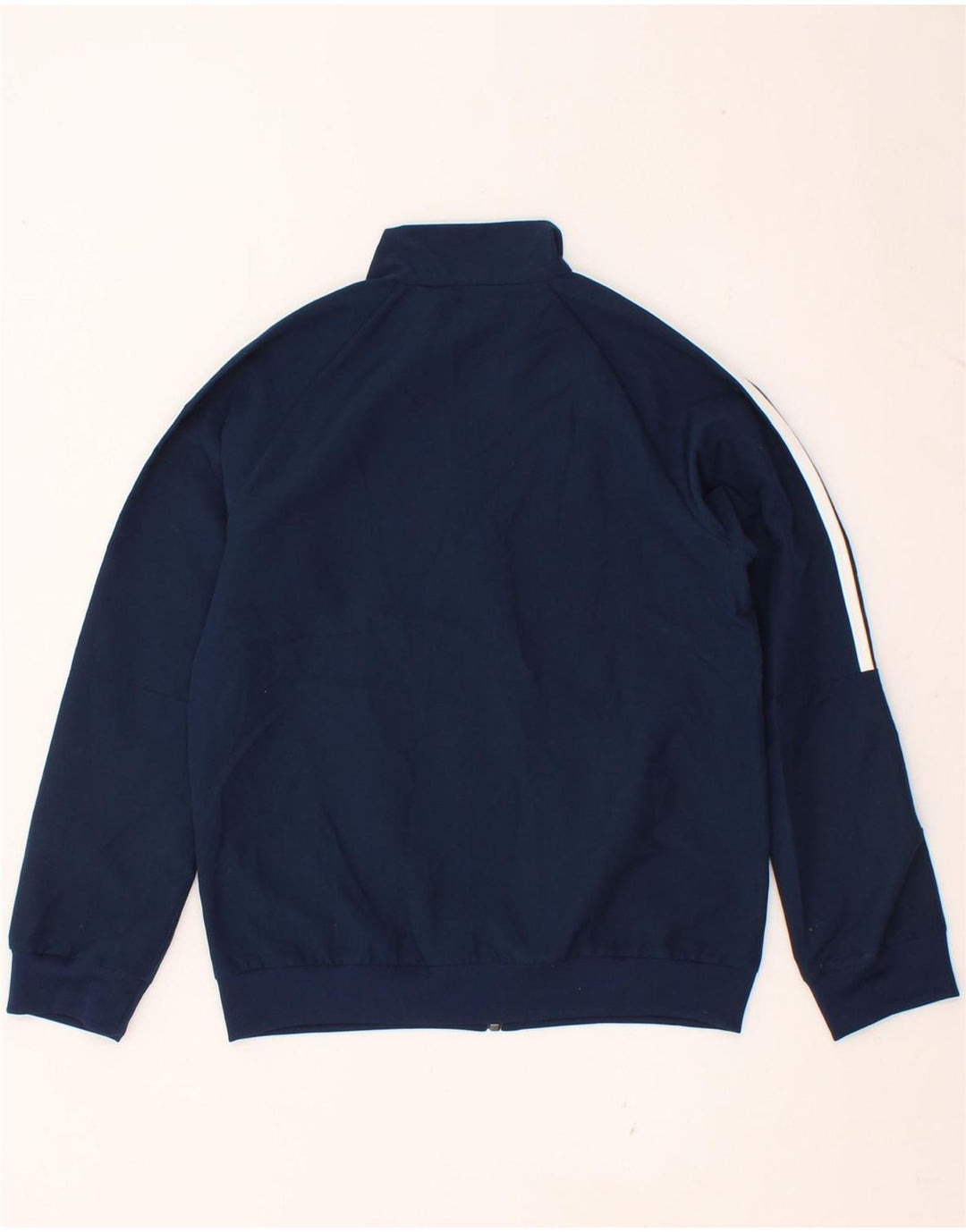 ADIDAS Boys Climalite Tracksuit Top Jacket 9-10 Years  Navy Blue Polyester Vintage Adidas and Second-Hand Adidas from Messina Hembry 