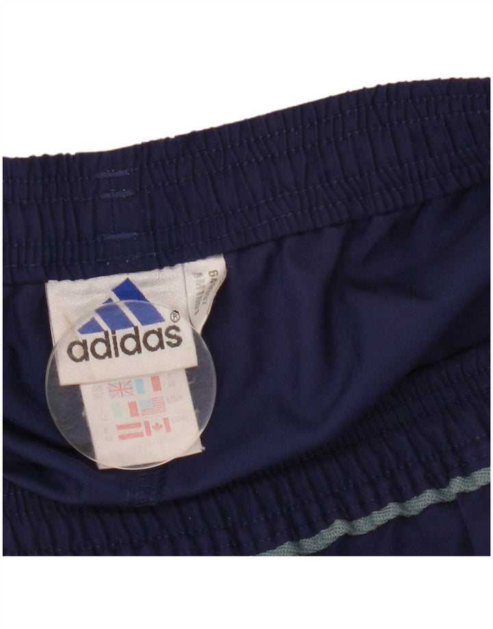 Мужские спортивные шорты Adidas, большие, темно-синие