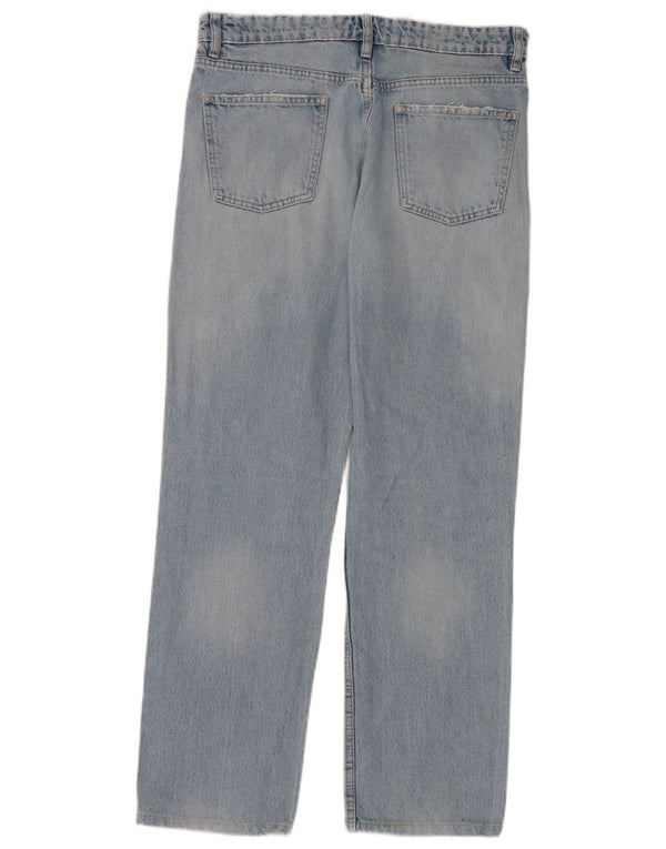 Женские прямые джинсы Zara EU 40 Medium W30 L30 синие