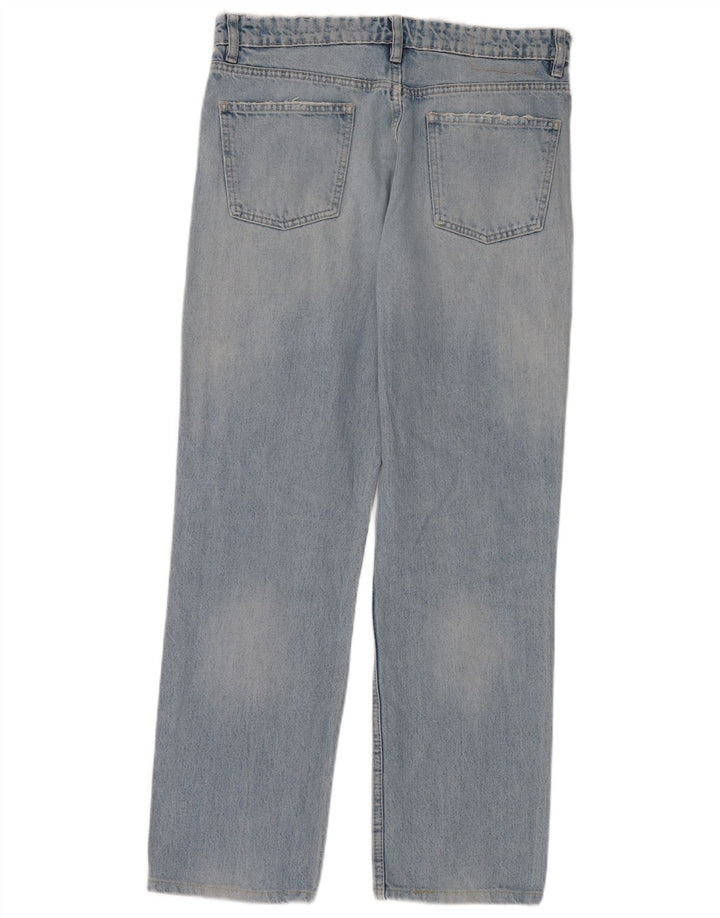Женские прямые джинсы Zara EU 40 Medium W30 L30 синие