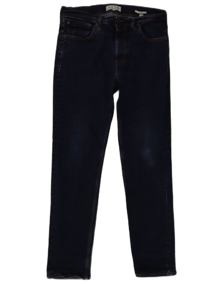Мужские узкие джинсы Jack Wills W32 L28, темно-синий, хлопок