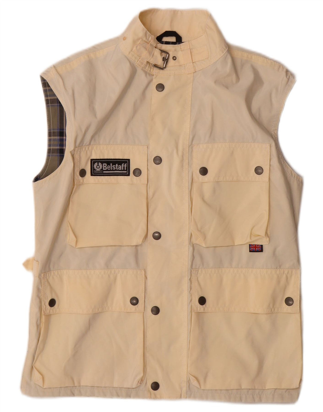 Мужской жилет BELSTAFF IT 46, маленький, из белого нейлона