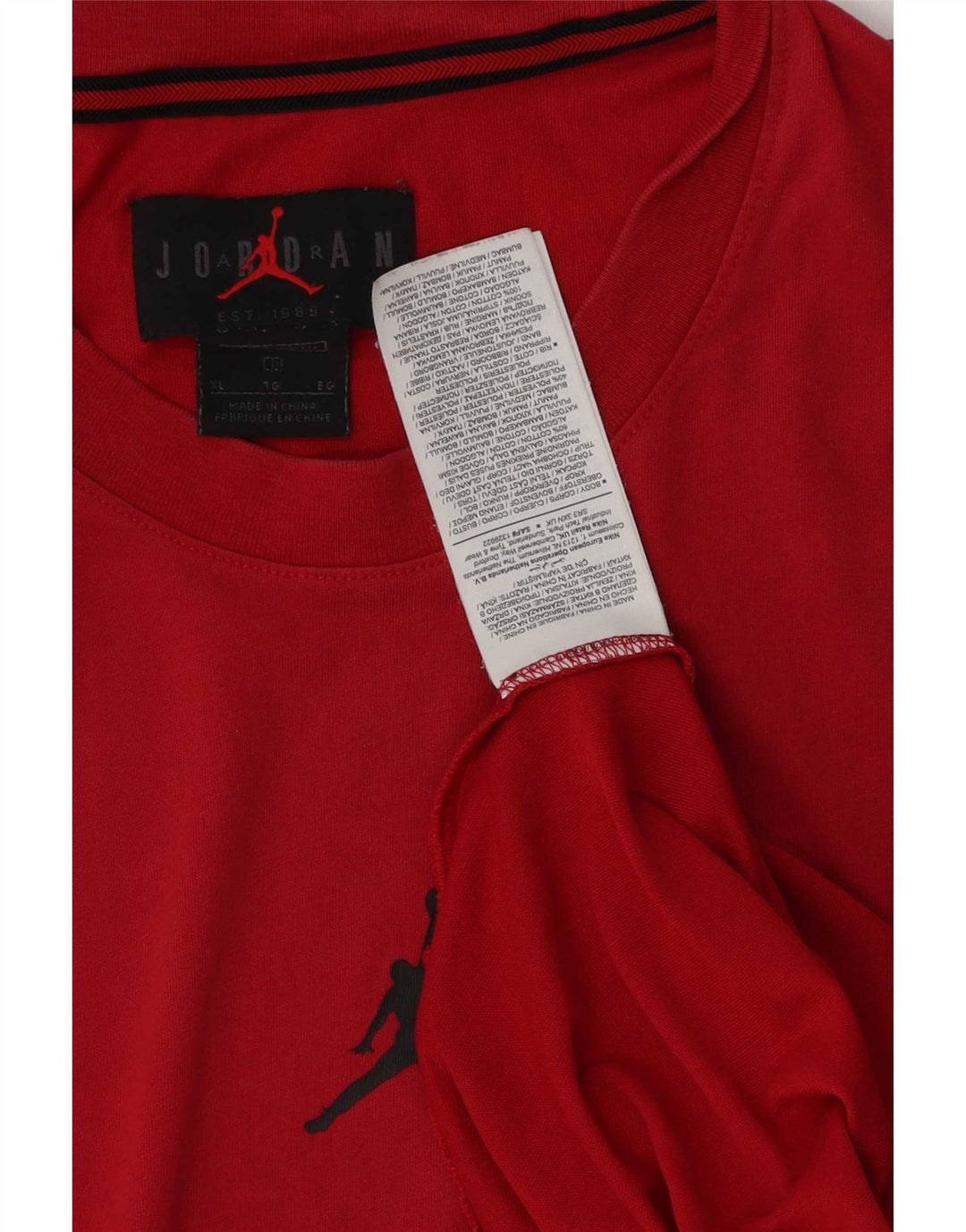 Мужской жилет Jordan XL, красный хлопок