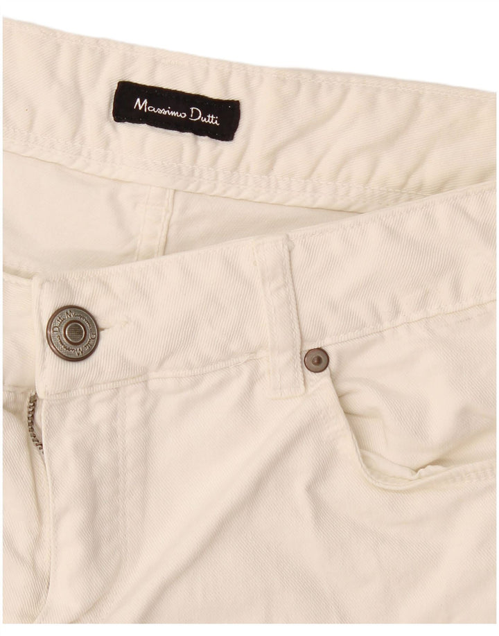 Женские узкие джинсы Massimo Dutti W28 L27 белые
