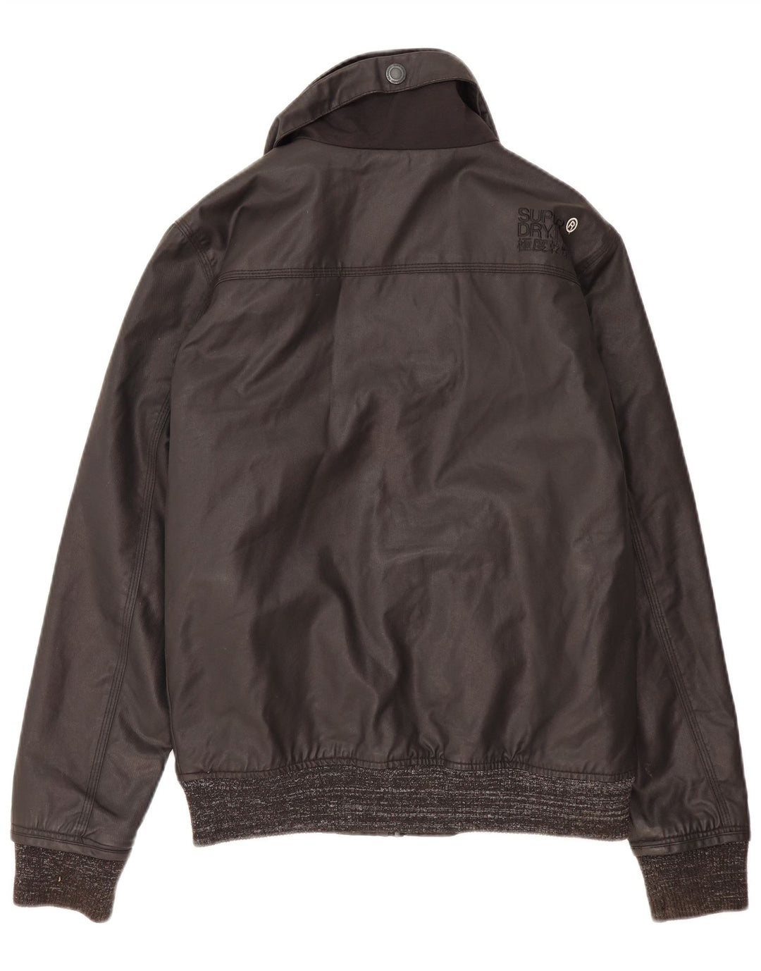 Мужская ветровка-бомбер Superdry UK 38, средний черный нейлон