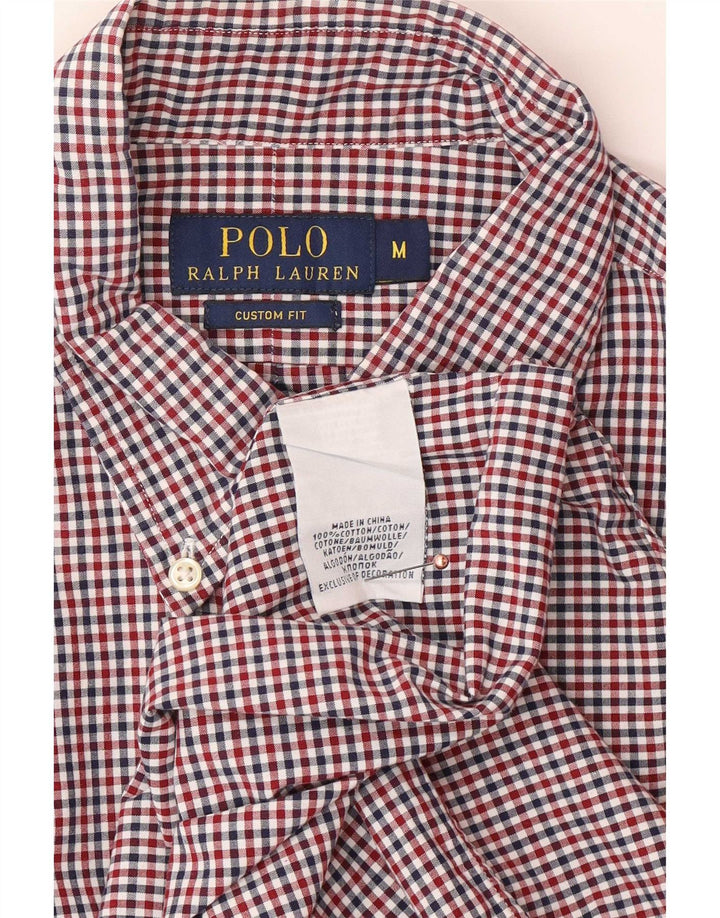Мужская рубашка на заказ Polo Ralph Lauren, средний разноцветный хлопок в мелкую клетку