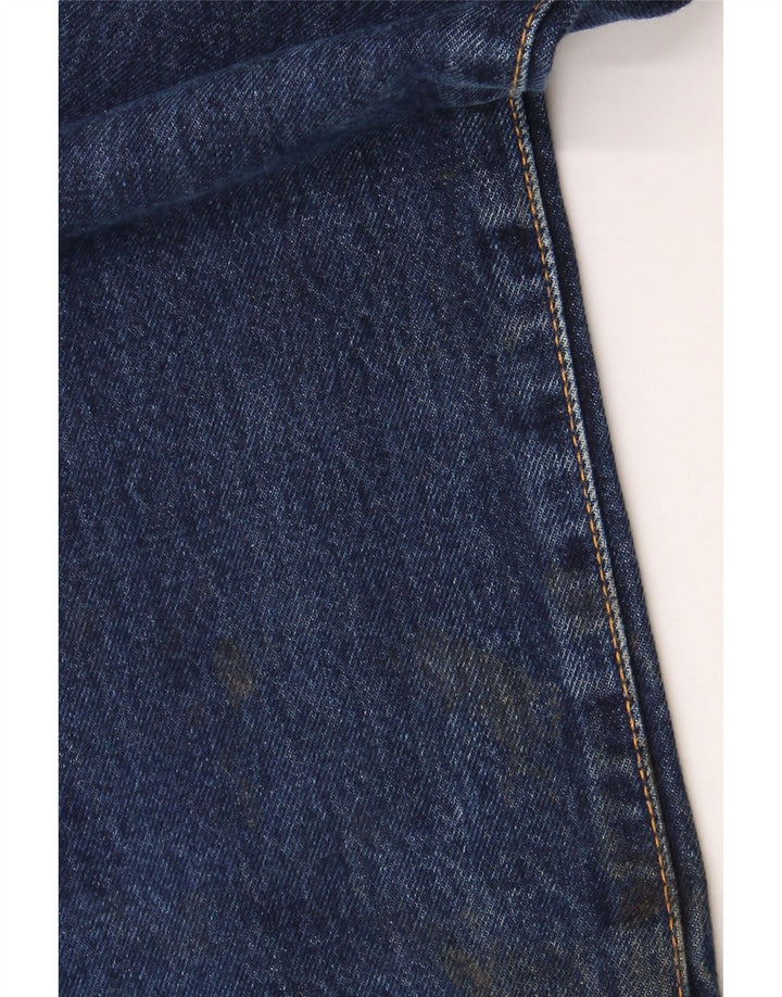 Мужские прямые джинсы Levi's 514 W34 L32 темно-синие, хлопок