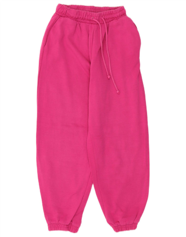 Женские спортивные брюки Zara Joggers UK 10, маленькие розовые, полиэстер