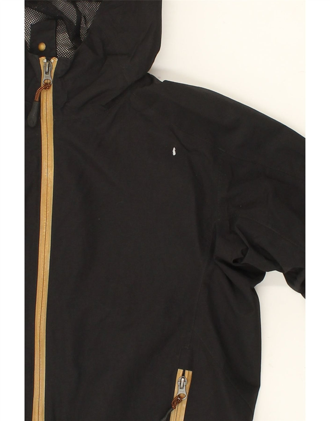 COLMAR Womens Hooded Rain Jacket IT 44 Medium Black Vintage Colmar and Second-Hand Colmar from Messina Hembry 