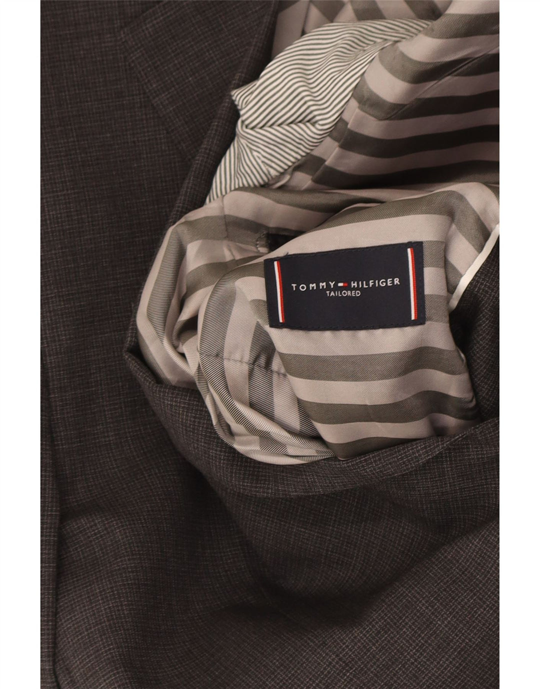 Мужской пиджак на двух пуговицах Tommy Hilfiger IT 48, средний серый, шерсть