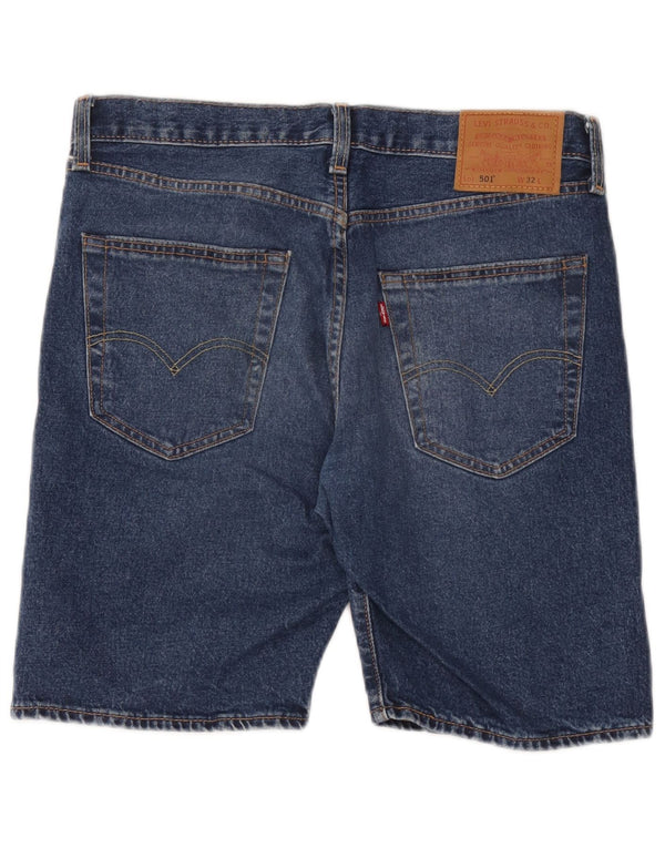 Мужские джинсовые шорты Levi's 501 W32, средний синий хлопок