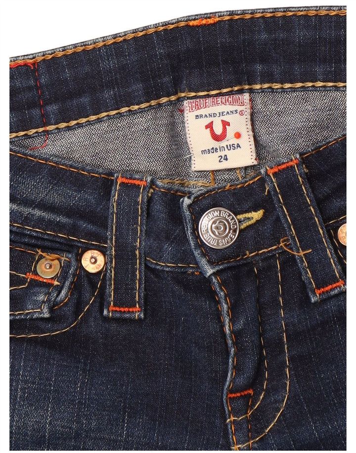 Женские узкие джинсы True Religion Bootcut W24 L33, синий хлопок