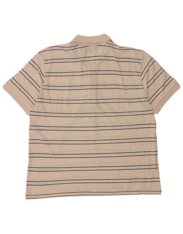 Мужская рубашка поло Kappa, большая розовая полоска