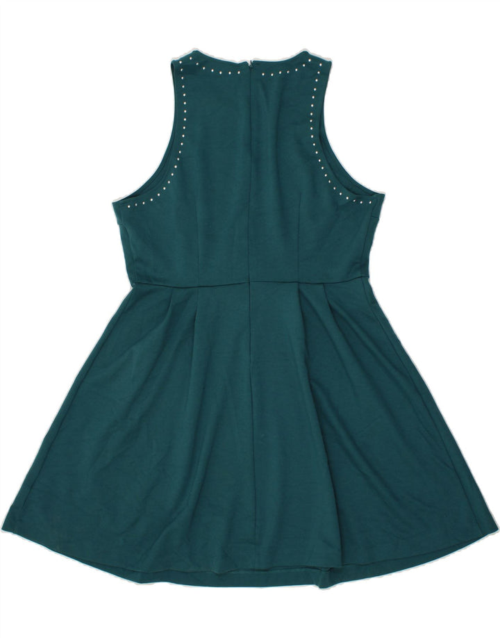 MOSSIMO Womens Sleeveless A-Line Dress UK 20 2XL Blue Polyester Vintage Mossimo and Second-Hand Mossimo from Messina Hembry 