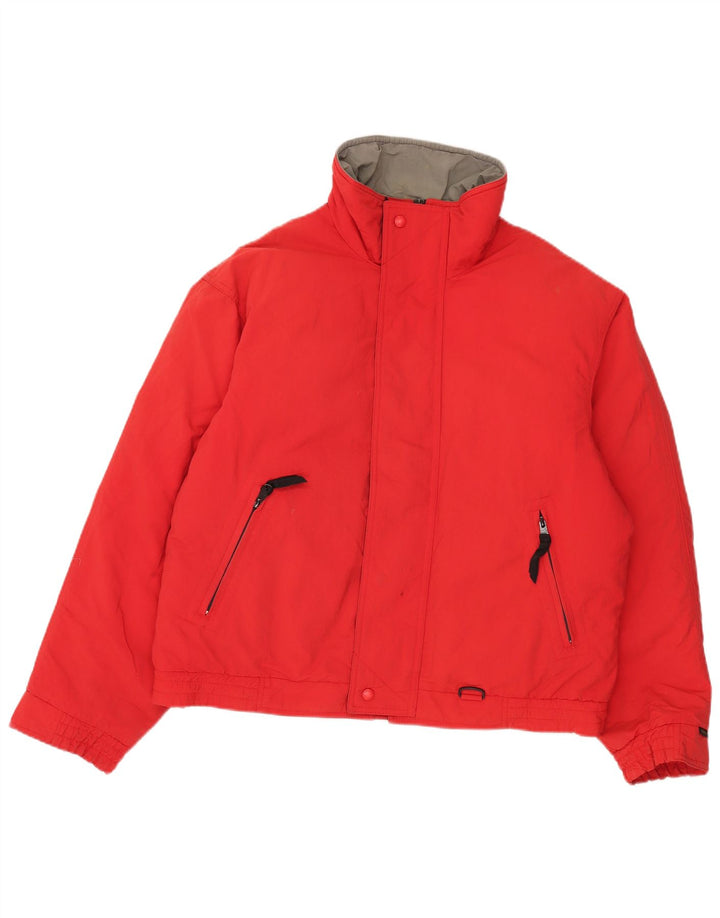 Мужская стеганая куртка Eddie Bauer UK 42 XL, красный хлопок
