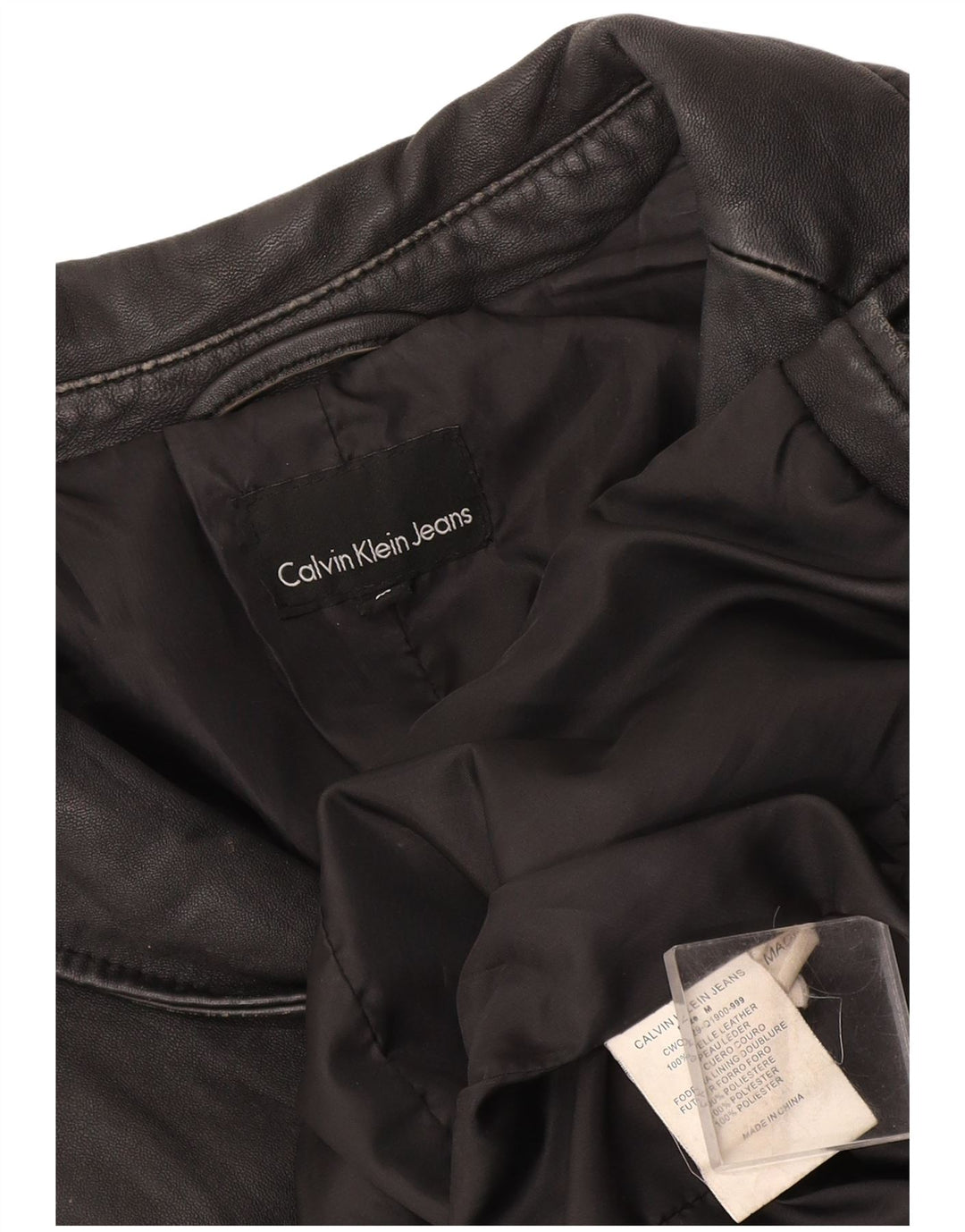 Женский пиджак на 1 пуговице Calvin Klein UK 12, средний черный классический