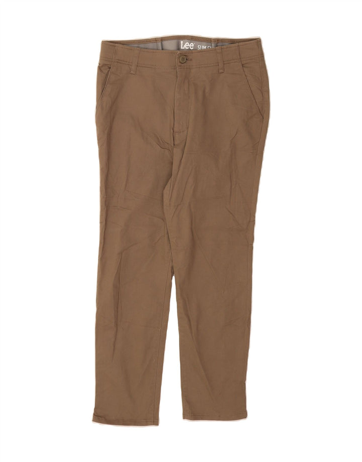 LEE Womens Slim Fit Chino Trousers W32 L28 Beige Vintage Lee and Second-Hand Lee from Messina Hembry 