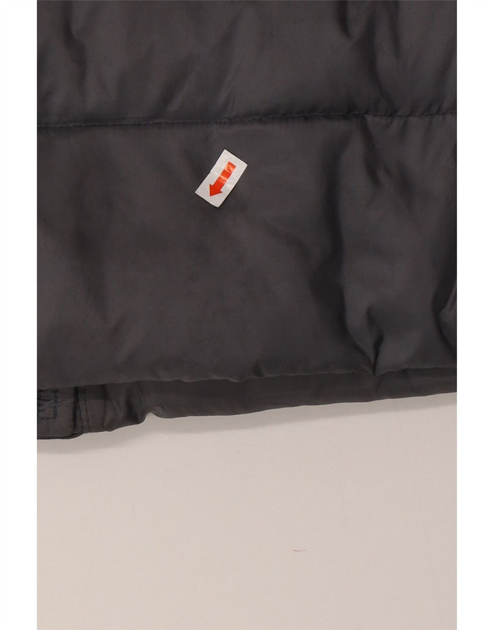 GUESS Женское стеганое пальто UK 6 XS Серый Полиэстер