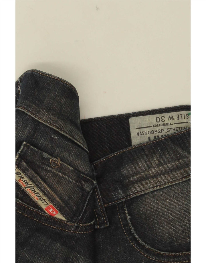Женские узкие джинсы Diesel W30 L28, синие, хлопок