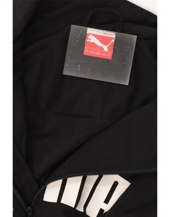 Мужская спортивная куртка с графическим рисунком PUMA, маленькая черная