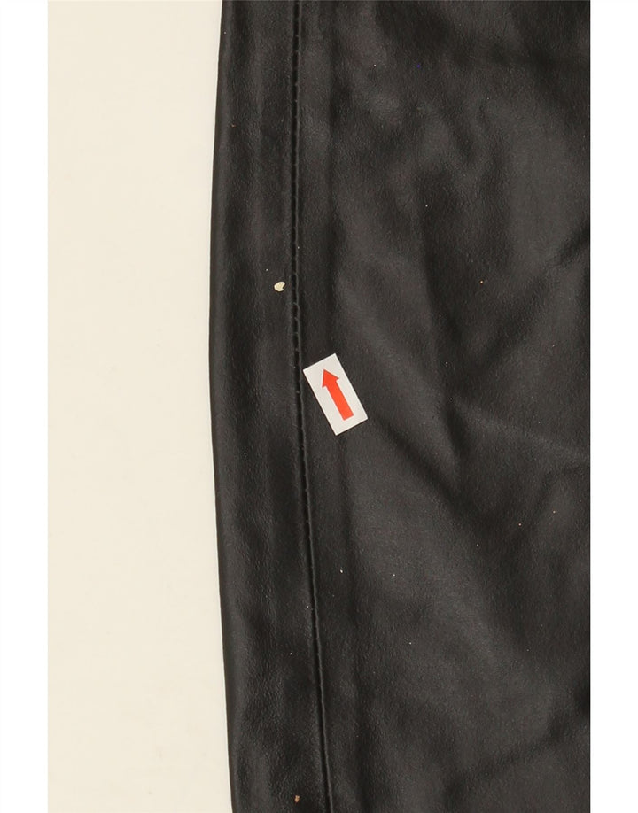 VINTAGE Womens Leather Skirt Medium W30  Black Leather Vintage Vintage and Second-Hand Vintage from Messina Hembry 