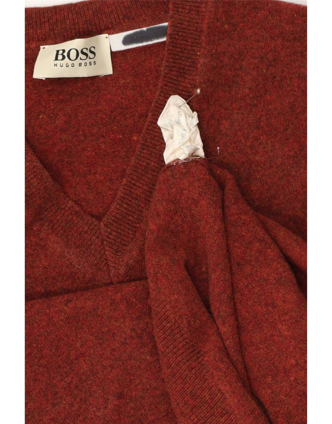 Мужская майка без рукавов Hugo Boss UK 42, большая коричневая шерсть
