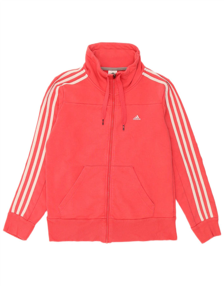 Женская спортивная куртка Adidas Climalite UK 12/14, средний красный