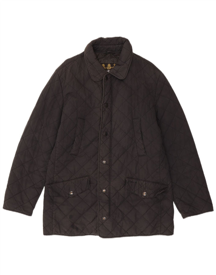 Мужская стеганая куртка Barbour UK 38 средний черный