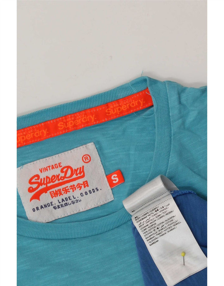 Мужская футболка Superdry Top Small Blue Tie Dye Cotton