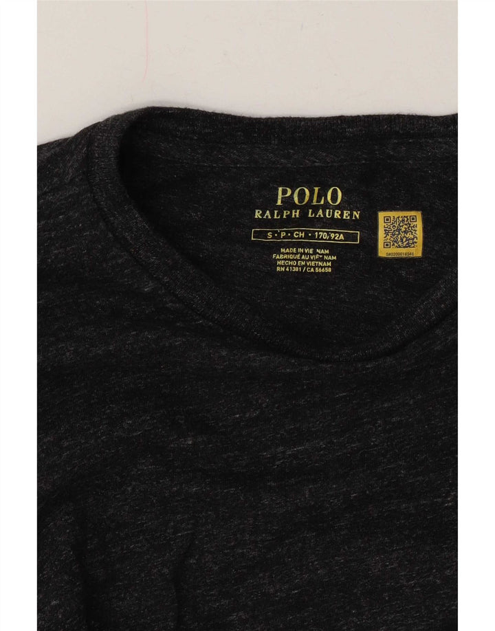 Мужской топ с длинным рукавом Polo Ralph Lauren, маленький серый в крапинку