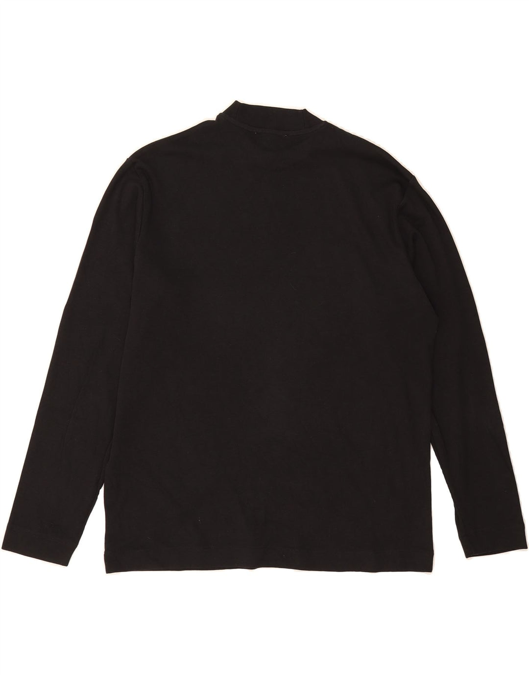 ZARA Mens Top Long Sleeve Small Black Cotton Vintage Zara and Second-Hand Zara from Messina Hembry 