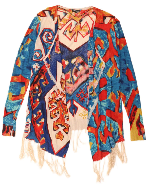 Женский удлиненный кардиган Desigual UK 10, маленький разноцветный