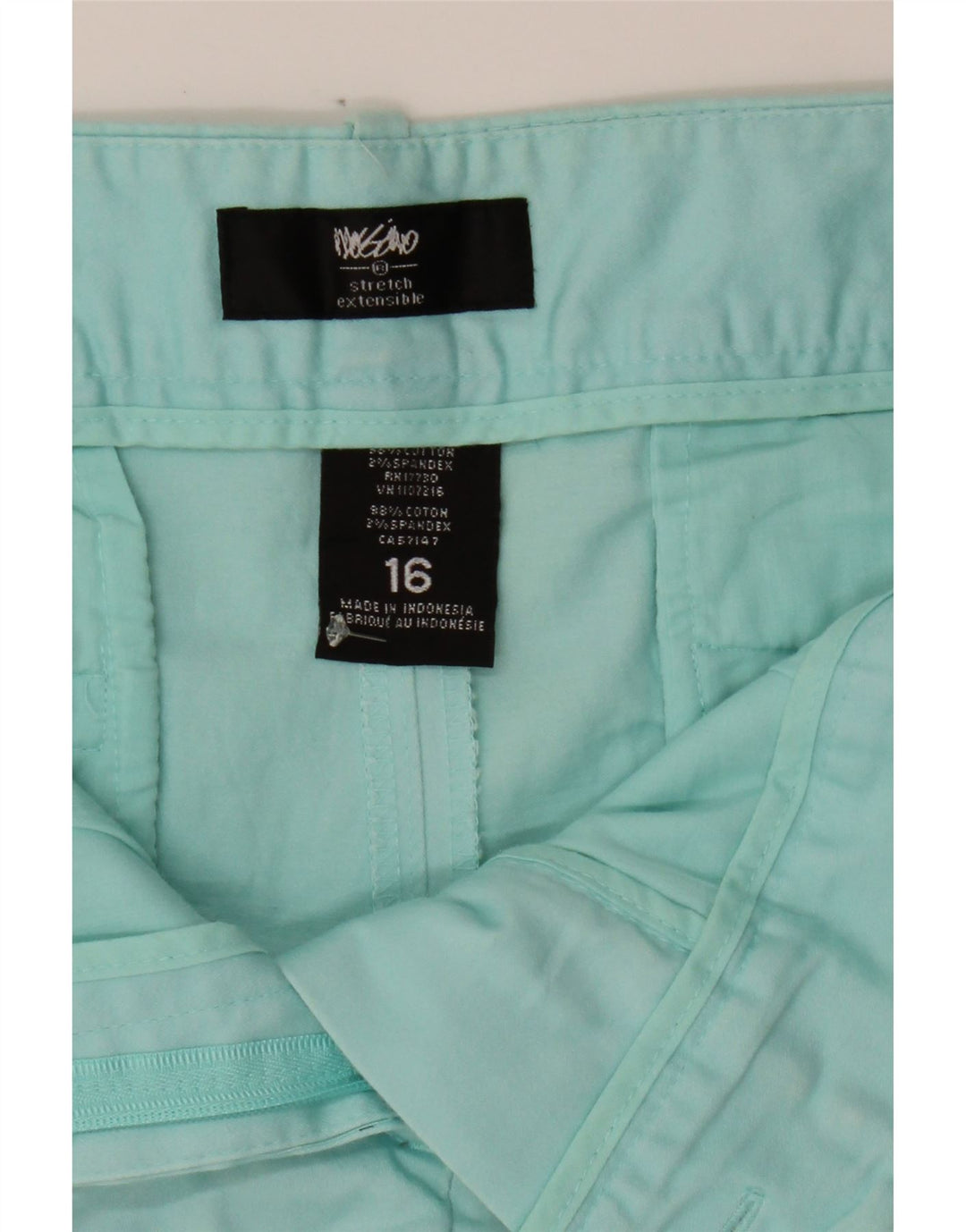 MOSSIMO Womens Chino Shorts US 16 2XL W38 Blue Cotton Vintage Mossimo and Second-Hand Mossimo from Messina Hembry 