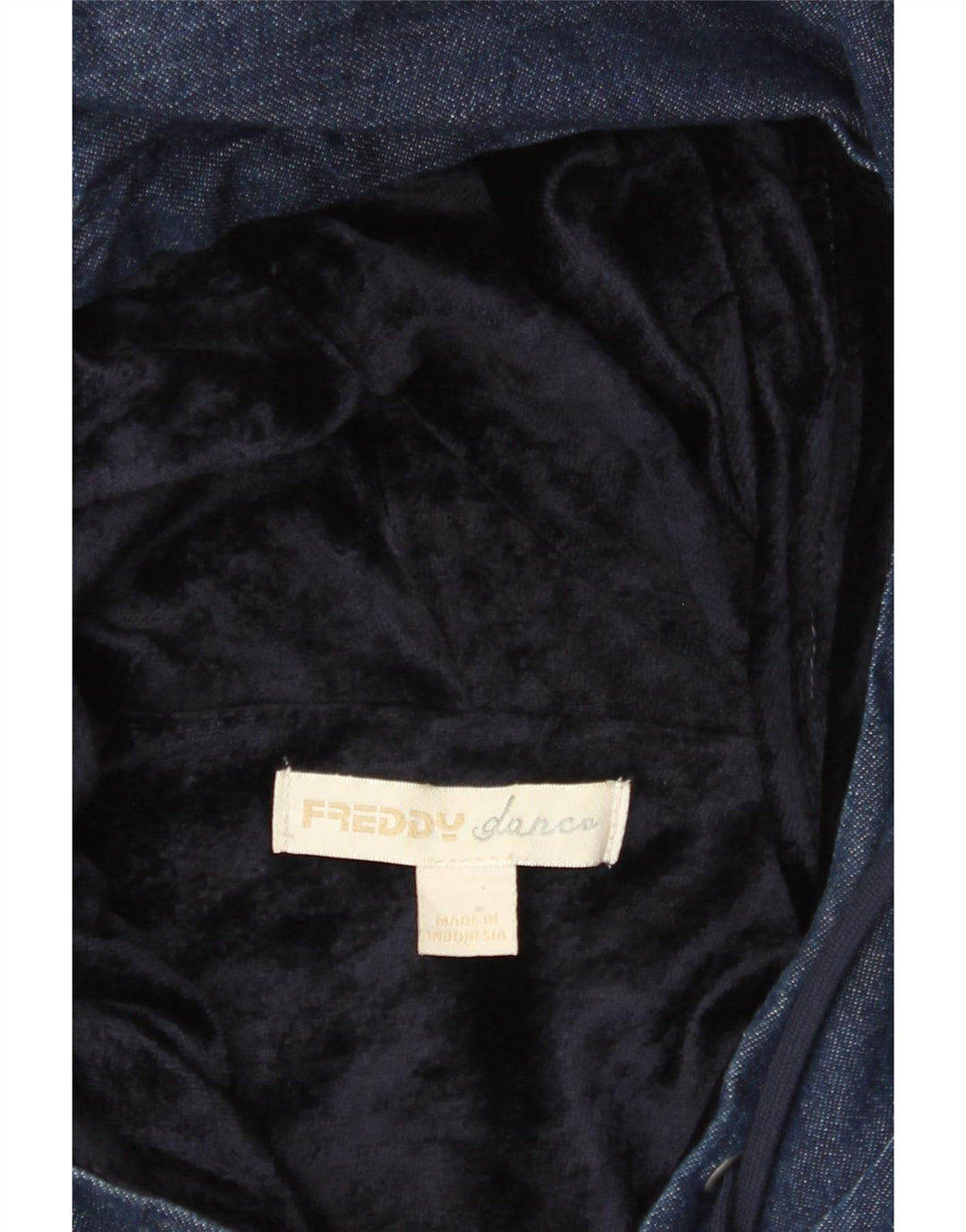 Женская джинсовая куртка FREDDY с капюшоном UK 14 Medium Navy Blue