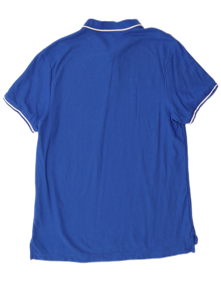 Мужская рубашка поло стандартного кроя Nike, большая синяя хлопковая рубашка