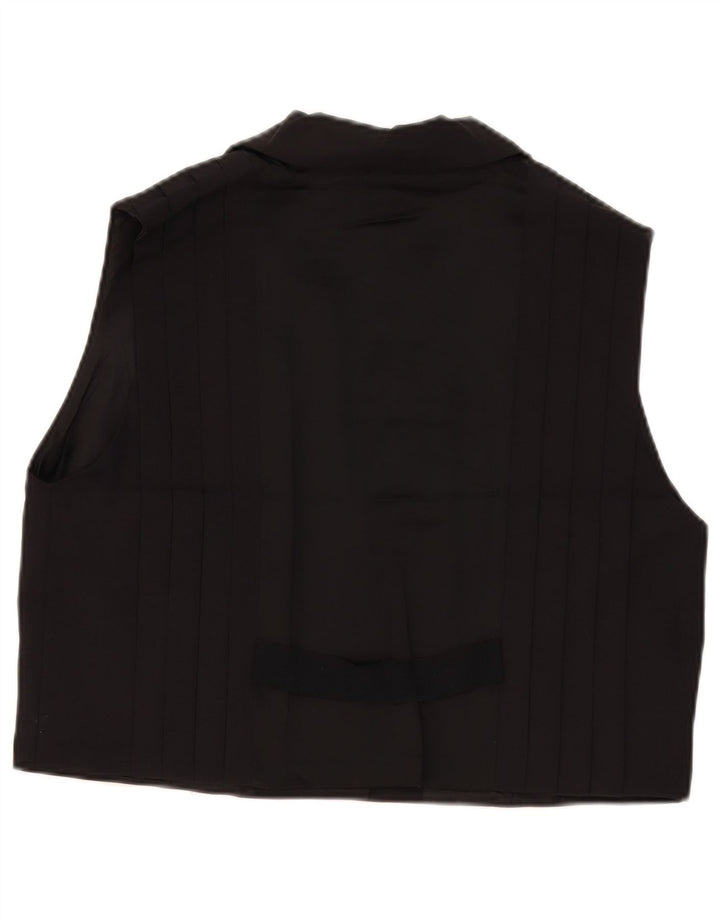 Женский жилет Zara UK 18 XL, черный вискоза