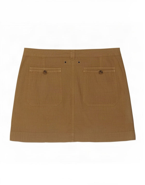 Женская мини-юбка Massimo Dutti Medium W30 Бежевая