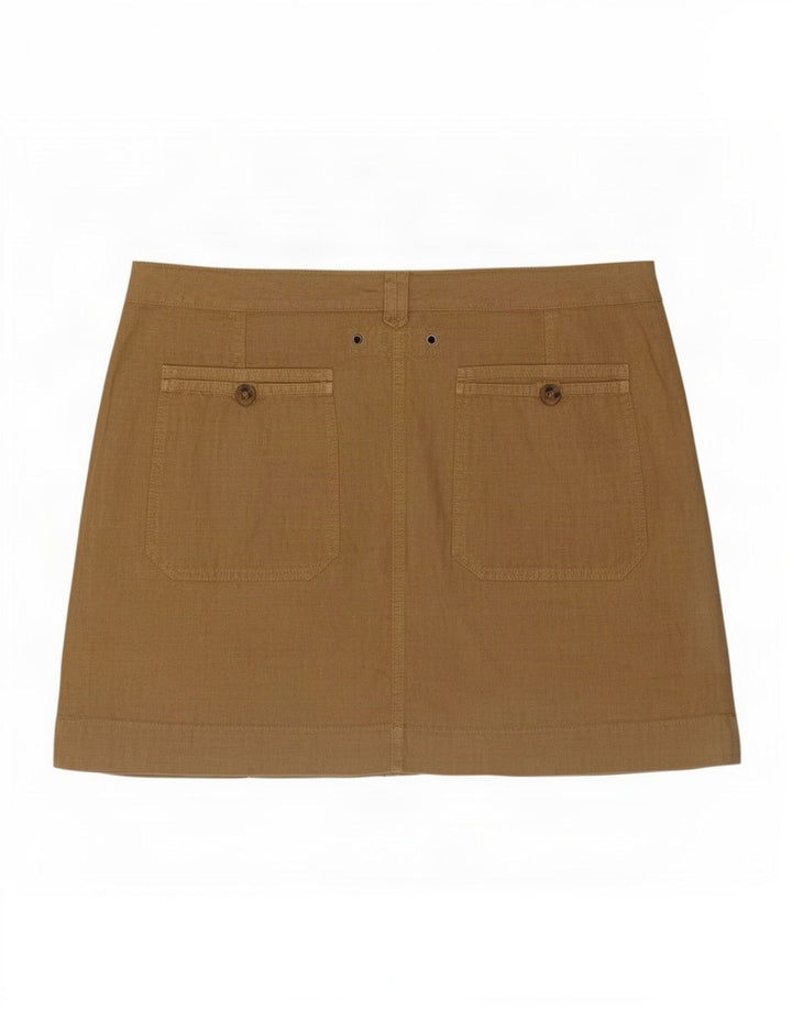 Женская мини-юбка Massimo Dutti Medium W30 Бежевая