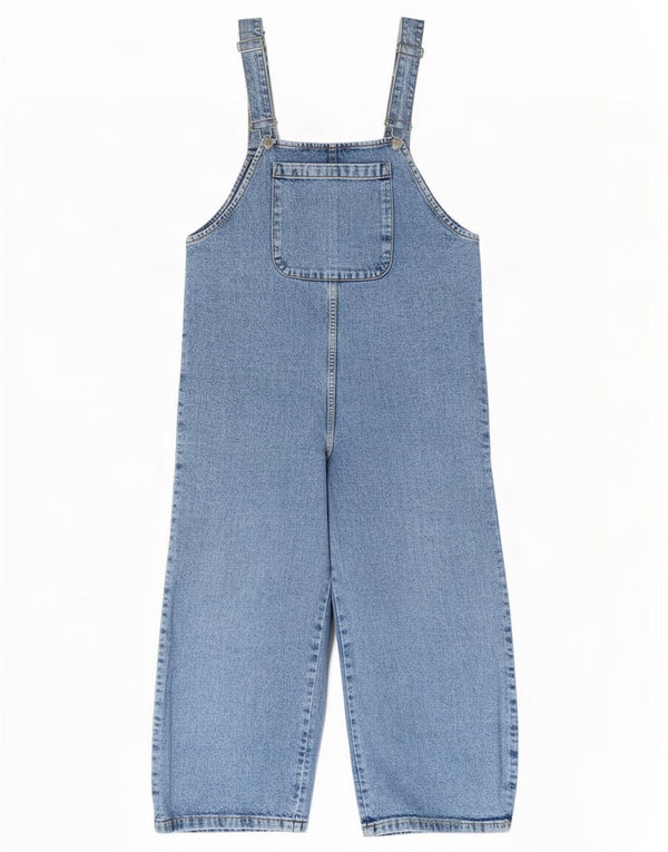 Женский комбинезон Zara, свободные джинсы, большие размеры, W40 L25, синий хлопок